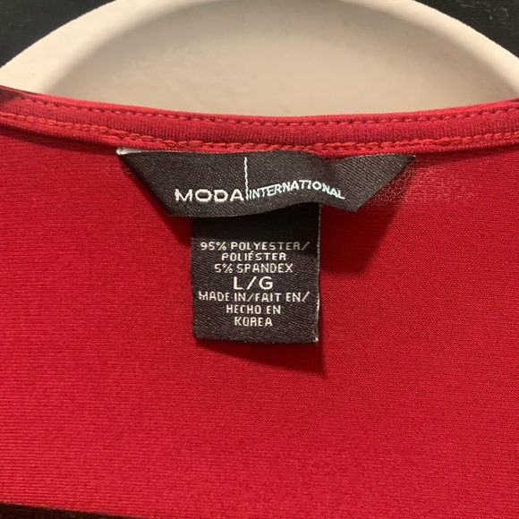 Victoria’s Secret Moda International red dress large - Picture 3 of 3